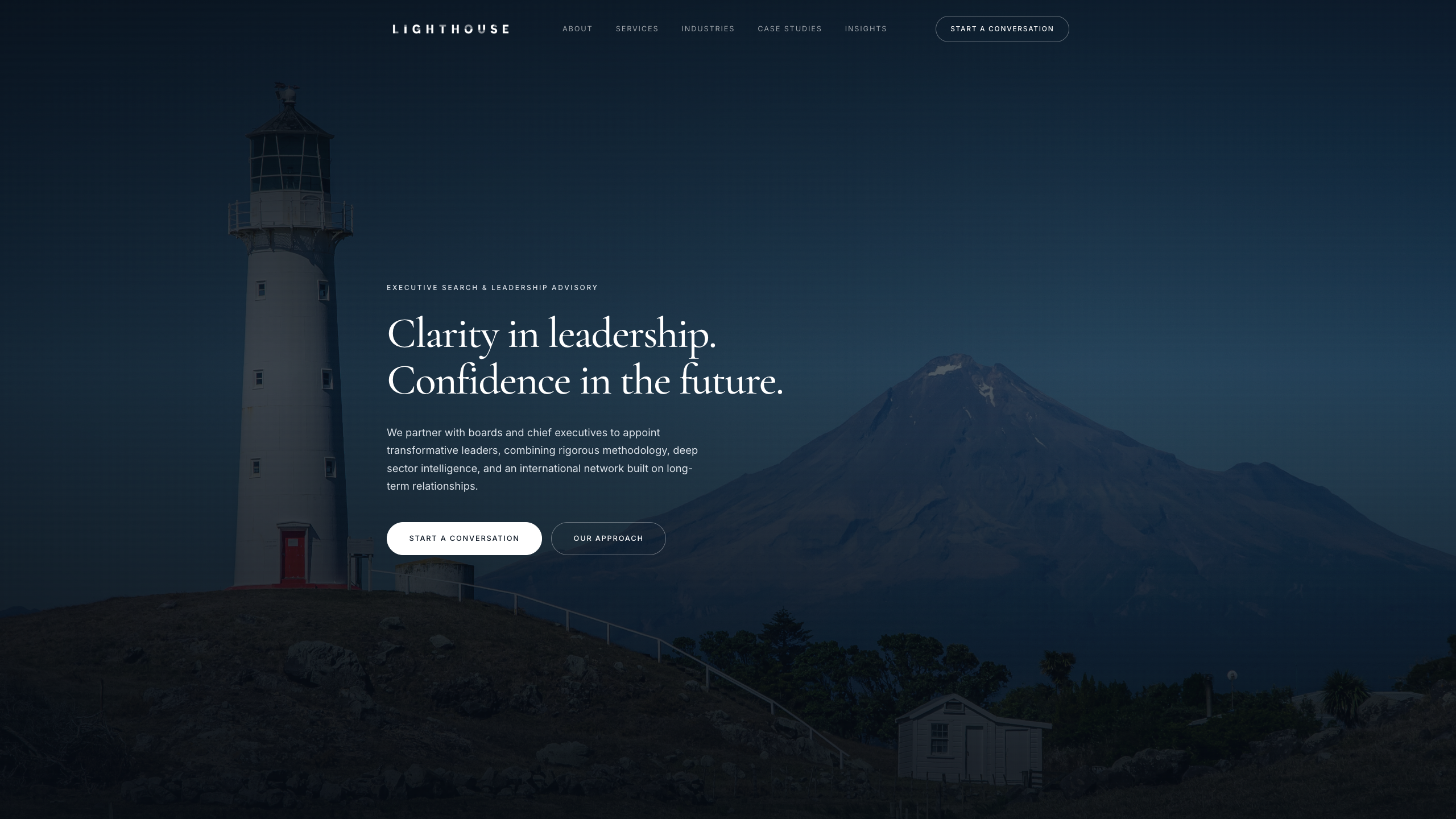 Premium desktop website preview
